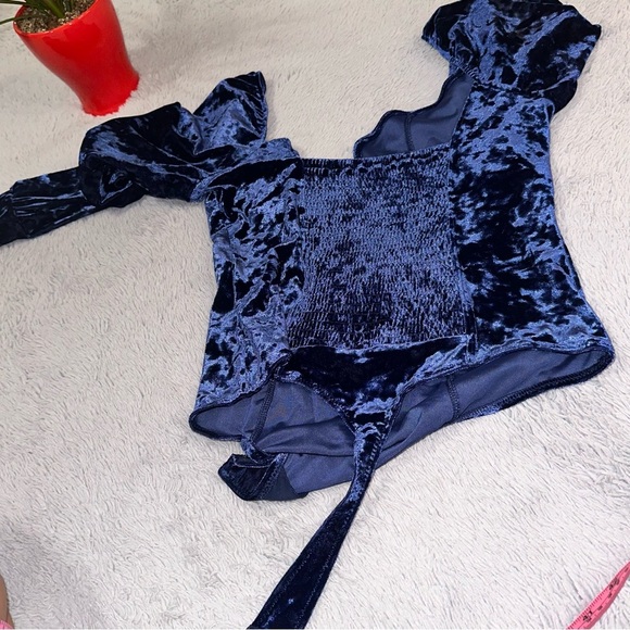 Free People Black Magic velvet bodysuit - Picture 8 of 10